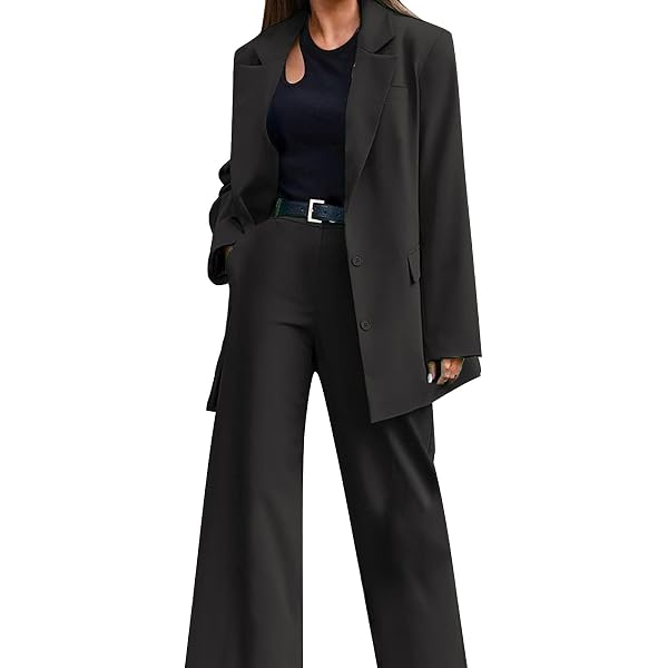 Tailleur Donna Pantaloni E Giacca - Taglie Forti, Curvy, Elegante Per Ufficio, Autunno/Inverno