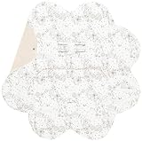 Wallaboo Einschlagdecke Heart für Babyschale, Autokindersitz, für Kinderwagen, Buggy, Babybett, Schönen Blumenform, Veloursleder und Baumwolle - 7