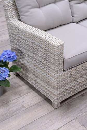 Garden Impressions Lounge, Dinner Esstisch Kombi Set La Paz Passion Willow, 3-teilig - 13