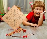 Sportarmbrust mit Zielscheibe und drei Pfeilen, für Kinder ab 6 Jahren, hochwertige Verarbeitung - 2