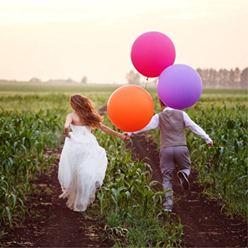 36 Zoll Riese Ballons groß Runden Latex Ballon für Festival/ Geburtstag/ Hochzeit Party Dekorationen - 4