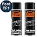 Produktbild TRISTARcolor Autolack Spraydosen Set Ford TP1 Java Blue Perl Basislack Klarlack Sprühdose 400ml