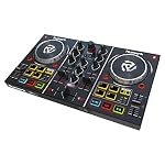 Numark-Party-Mix-DJ-Controller-mit-Eingebauter-Lichtshow-und-Soundkarte-Inklusive-Virtual-LE-Software