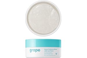 ‎THANKYOU FARMER THANKYOU FARMER Grape Aqua Hyaluron Biome Jelly Eye Patch 60 Patches - Augenpads Gegen Augenringe, Under Eye Patches, Allantoin, Vegan, Hydrogel Patch, Dermatologist Tested, 10 Arten Hyaluron