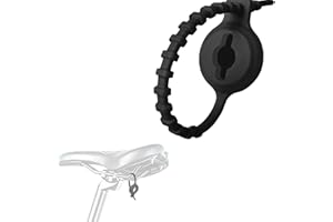 BULL TIGER PRESTIGE Soporte de Bicicleta Antirrobo para Airtag, Funda Protectora de Silicona para Fijación de Bicicleta Oculta, Herramientas para Bicicletas para Apple Airtag Bicicleta y Patinete Electrónico GPS Tracker