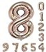 Price comparison product image 40 Inch Giant Helium Foil Number 0-9 Rose Gold Balloon Birthday Wedding Party Digital Decorations Number 8