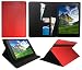 Produktbild GoClever Quantum 2 / Quantum 3 1010 Lite 10.1 inch Tablet Schwarz mit Roter Trimmen Universal Wallet Schutzhülle Folio ( 10 - 11 zoll ) von Sweet Tech