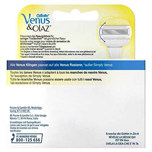Gillette Venus und Olaz Rasierklingen für Damenrasierer, 3 Stück - 2