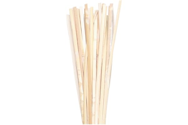 Rayher Rotin plat Qualité 1A, nature, 1 rouleau, 125g, plat, largeur 2mm, bande rouge, arts créatifs, vannerie, chaises, corbeilles, paniers-6501000