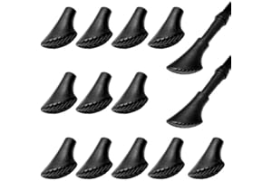 14 PCS Couvre - Pied de Canne d'escalade,Embout Baton de Marche,pour bâtons de Marche Nordique Trekking Protecteurs pour Asphalte Tampon pour Bâtons de Trekking