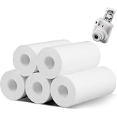 Thermal paper (5 rolls) for children's camera, children's camera, children's camera, instant printing paper, thermal printer paper, white,