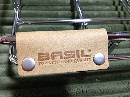 Basil Gepäckträger Portland Front Carrier hohe Umrandung, Alu natural, 50408 - 10