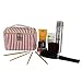 UberLyfe Cosmetic Bag cum Travel Organizer - Red (PU-001174-RDSTRIP-BG) RS.299.00