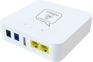 TUALARMASINCUOTAS.ES Nuovo Mini UPS o Mini SAI AC-DC con batteria interna ad alta capacità e uscite 5V+9V+12V+PoE. Valido per router, telecamere, allarmi, ecc.