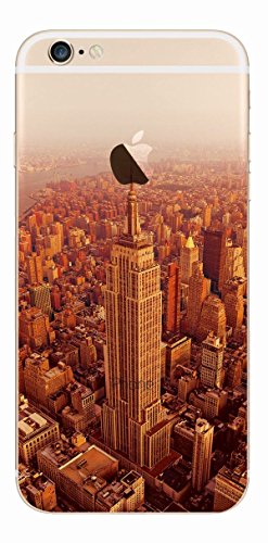 MPPK-Hamburg Apple Iphone   6 6s 4 7  pulgadas carcasa       Case con colgante con dise  o       Transparente transparente       New York