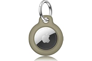 Wanme Etui do breloka do kluczy Apple AirTag, przenośne etui ochronne do AirTag Case Tracker (wojskowa zieleń)