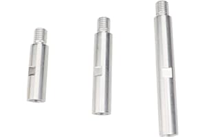 LGEGE Rallonge de meuleuse d'angle Barre de liaison, M14 Rallonge d'arbre pour meuleuse à eau Polisseuse de voiture 3Pcs Set (75mm 100mm 140mm) pour plus de choix