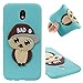 Produktbild Samsung Galaxy J5 2017 Hülle,Samsung Galaxy J5 2017 Schutzhülle Case Silikon,Roreikes Silikon Schutzhülle Niedlicher Männliche Eule Design Handy Case Weich TPU Schön Schale Tasche Ultradünnen Etui Anti-stoß Kratzfeste Case Cover für Samsung Galaxy J5 2017 EU MODEL
