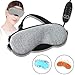 Produktbild Augenmaske Frauen und Herren, Big Fun Baumwolle Schlafmaske mit Temperatur und Zeitsteuerung Heiße und kühle Nachtmasken mit flexiblem Gummiband