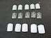 100 x False White Toe Feet Nails Full Coverage, 10 different sizes (10 of each size) posted from London by Fat-Catz