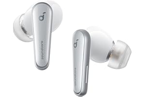 soundcore by Anker Liberty 4, słuchawki z redukcją szumów, słuchawki TWS z ACAA 3.0, wysoka rozdzielczość dźwięku dzięki podwójnym dynamicznym przetwornikom, dwa tryby surround, mierzenie tętna