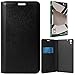 DMG Dotted Finish Premium PU Leather Flip Cover Case for Reliance LYF Water 1 (Black) RS.299.00