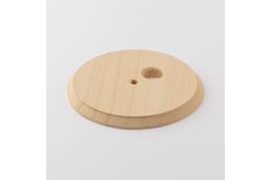 Klartext - Base in legno per scatola di derivazione BELLE ÉPOQUE, finitura grezza, Ø80mm
