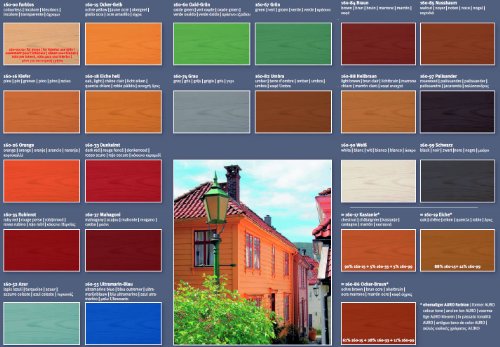 AURO Holzlasur Aqua Nr. 160-97 Palisander, 2,50 Liter - 9