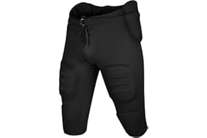 Ibex Athletic Integrierte Fußballhose für Jugendliche – Fußballhose für Jungen mit integrierten Polstern, Schwarz, XL