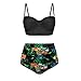 Produktbild IFOUNDYOU Fashion Damen Bauchweg Hoher Taille Badeanzug Bikini Set Push Up