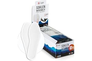 ‎HELLO HEAT HELLO HEAT -WARMPACK- 5, 10 oder 30 Paar Sohlenwärmer in Gr. S (36-40) oder L (41-45) I Schuhheizung für 7h I Sofort wärmende Einlegesohle (Wärmesohle) I Fußwärmer für Schuhe, Ski-Schuhe & Boots
