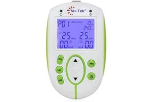 QUIRUMED Elettrostimolatore per pavimento pelvico QUIRUMED, 22 programmi di stimolazione, schermo LCD, include sonda vaginale ed elettrodi, indicatore batteria, spegnimento automatico