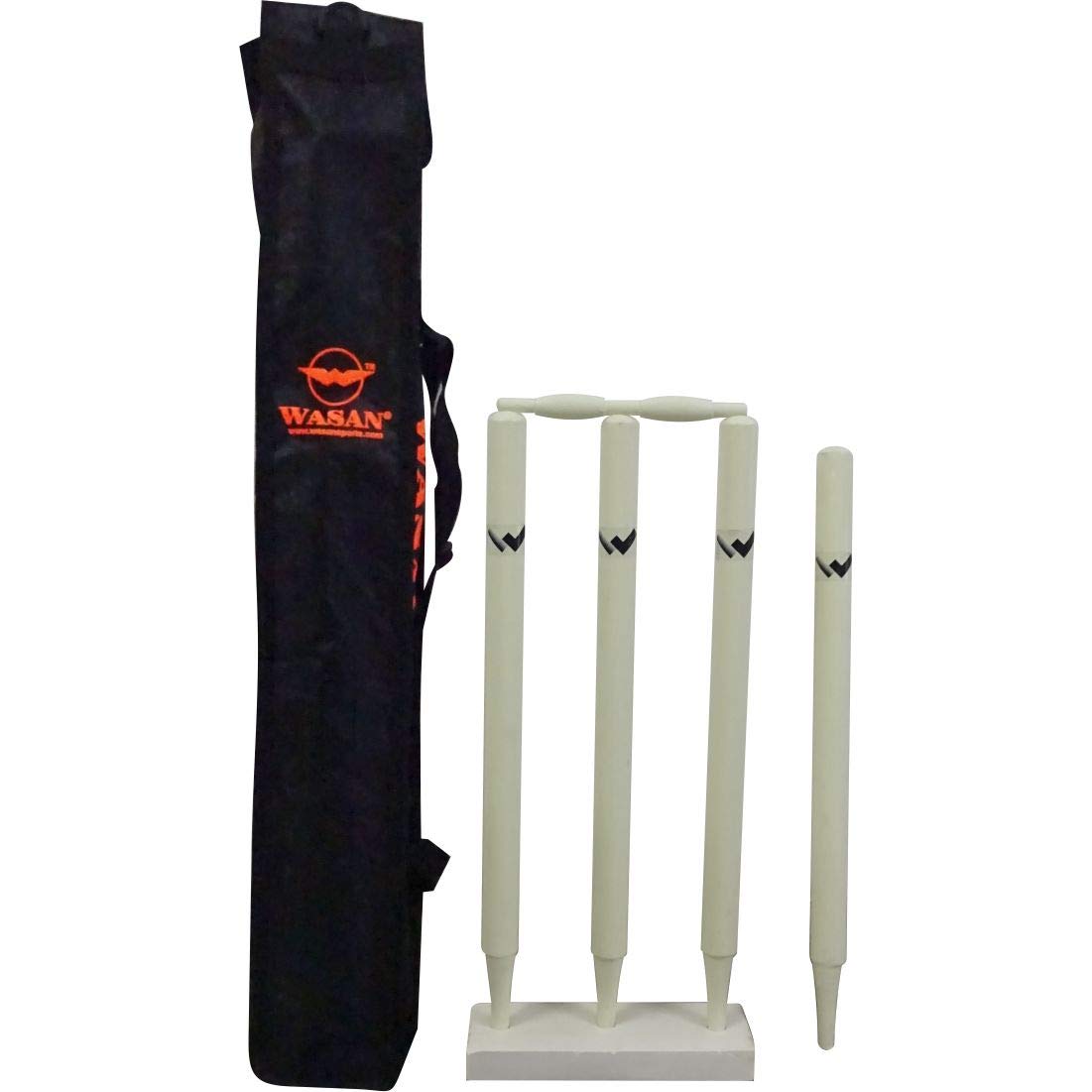 Wasan Cricket Set Size 3 (5-12 Years) in Bag, Cream - Image 3