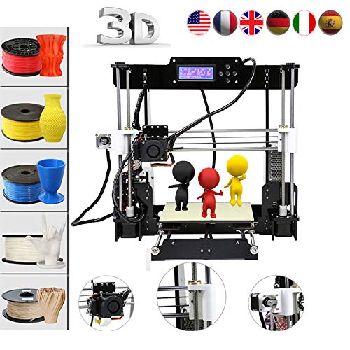 Impresora 3D Abcs Printing A8 Acrilico Prusa I3 Pro B Kit, DIY Impresoras 3D series , CNC,Apoyo la diversidad de material Tamaño de Impresión Grande 220 * 220 *240mm