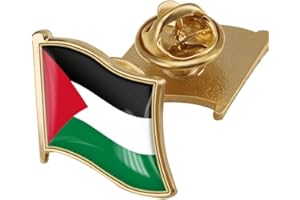 HAOWUL Pinde Flag Dapel Badge Badge National Country Flag Bouton Bouteau Bouteau Free Palestine Pin D'émail National Pour Les Hommes