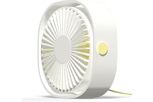 DONGKER Ventilator för Liten Hund, 3 Hastigheter, Kylningsventilator för Hund, Justerbar Vinkel, Inbyggd Borstlös Motor, för