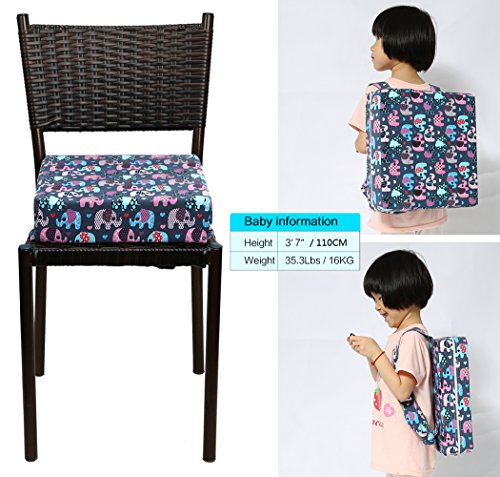 Zicac Sitzerhöhung Baby Tragbar Sitzkissen Cartoon Design für Kinder - 4