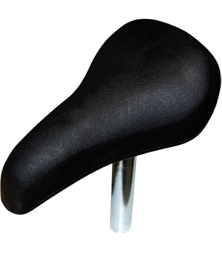 thumbnail image 2 of DK Conductor Two-Piece BMX Freestyle Bike Seat Saddle With 25.4mm Alloy Seatpost - Lightweight Replacement 2 of 14