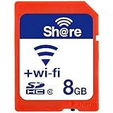 GuDoQi Wireless WiFi SD card 8GB SDHC Class 10 Flash Memory Card for Canon Nikon Casio Digital SLR Camera