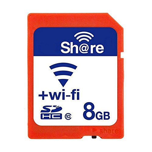 GuDoQi Carte SD WiFi Sans Fil Carte M  moire Flash 8 Go SDHC Classe 10 Pour Appareil Photo Reflex Num  rique Canon Nikon Casio