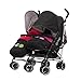 Disney Twin Stroller with Footmuffs - Mickey & Minnie Circles