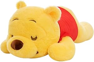 Hilloly Jaune Win-Nie Peluche Winnie,Peluche Winnie Poupée,Cartoon Winnie Plush Toy,Animé en Peluche Doux,Cartoon Win-Nie Plush Toy,Jouets en Peluche,Environ 40 Cm Cadeau Tous Les Âges Et Occasions
