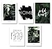 Produktbild Tropical Breeze 5er Poster Set in A4. Super Set BOTANIC schwarz weiss MARELLE Kennenlernpaket. 5x DIN A4 Wandbild, Druck, Print, Geschenk, Zitat, Spruchbild, sw A48190