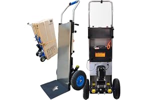 1200w Elektrisk TrappkläTtrare, Lastbil Med Tunga FöRemåL, BorstlöS Motor, LöStagbart Batteri (48 V/36 Ah), Lastkapacitet (400 Kg), Knapp (öPpna/Stopp Direkt)