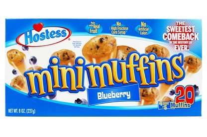 Preisvergleich Produktbild Hostess Mini Muffins 20 pc Box (Blueberry) by Hostess Brands Inc.