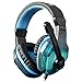Produktbild NUBWO NO3000 Gaming Headset kompatibel mit PS4 PC Computer Spiel und LED Beleuchtung Over-Ear Kopfhörer Headset - Schwarz