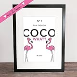 Bild MIT RAHMEN Poster Kunstdruck Deko Spruch Geschenkidee 