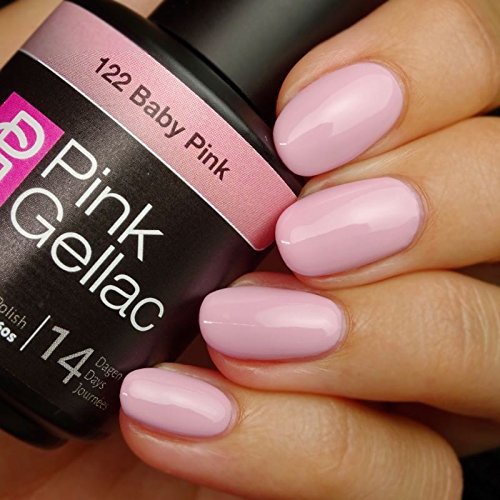 Pink Gellac Gel-Nagellack, Farbe 122 Baby Pink, UV-/LED-härtend, 15 ml
