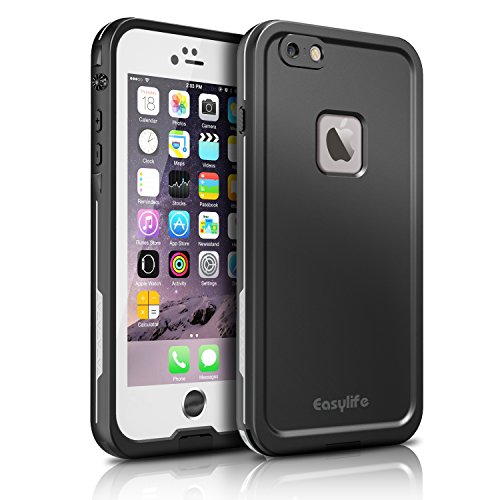 Funda Impermeable Para M  vil iPhone 6 6s 4 7 inch  Easylife Carcasa Anti-agua a Prueba de Agua Golpes Polvo Funda Protectora de Cubierta Waterproof Case for Apple iPhone 6s 6  blanco 