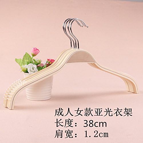 Kexinfan Hanger Solid Wood, Adult Children'S Clothes Rack, Children'S Wear Shop, Slip Proof Splint, Wooden Clothes Rack Pants, Clothes Shop Hangers 10,The 10,Female A